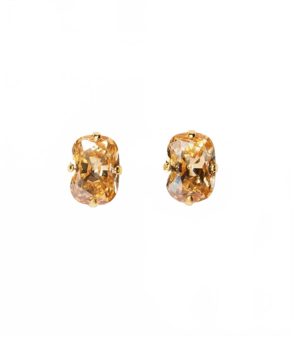 NEW SORRELLI women's oval stud earrings in champagne